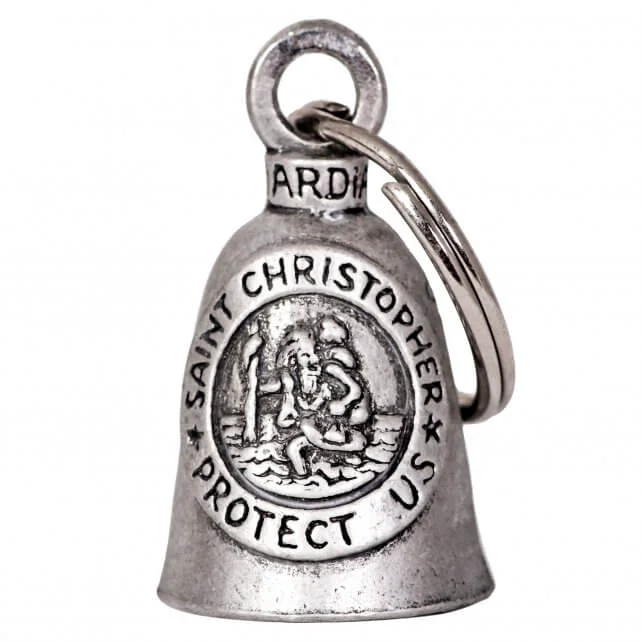 Minimalist Hot Leathers BEA1085 St. Christopher Guardian Bell Responsible