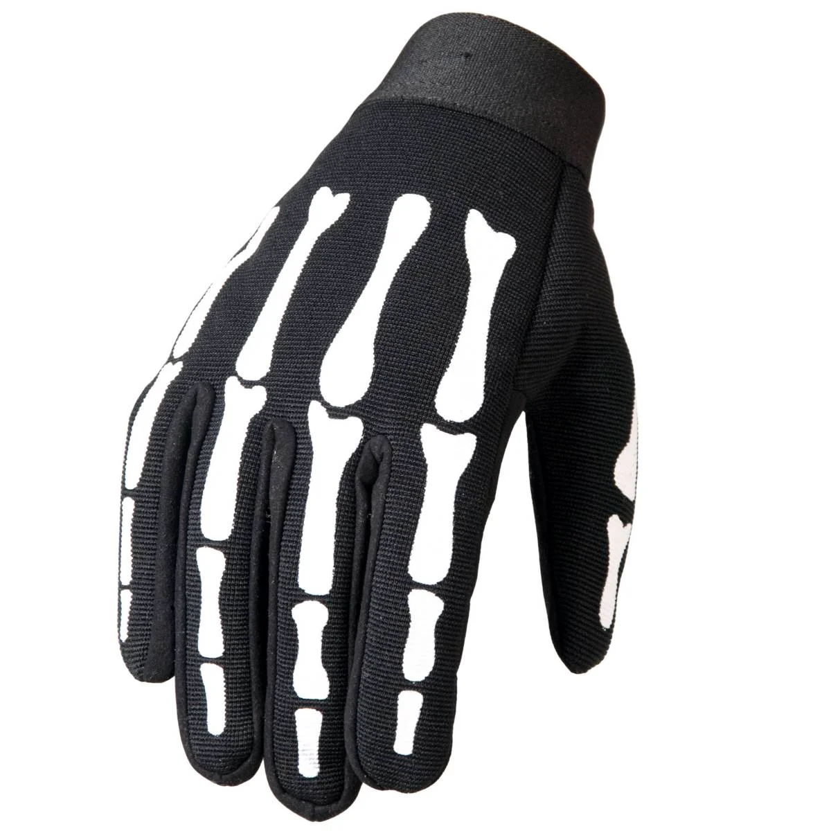 Certified Hot Leathers GVM2007 Skeleton Mechanics Gloves Clean