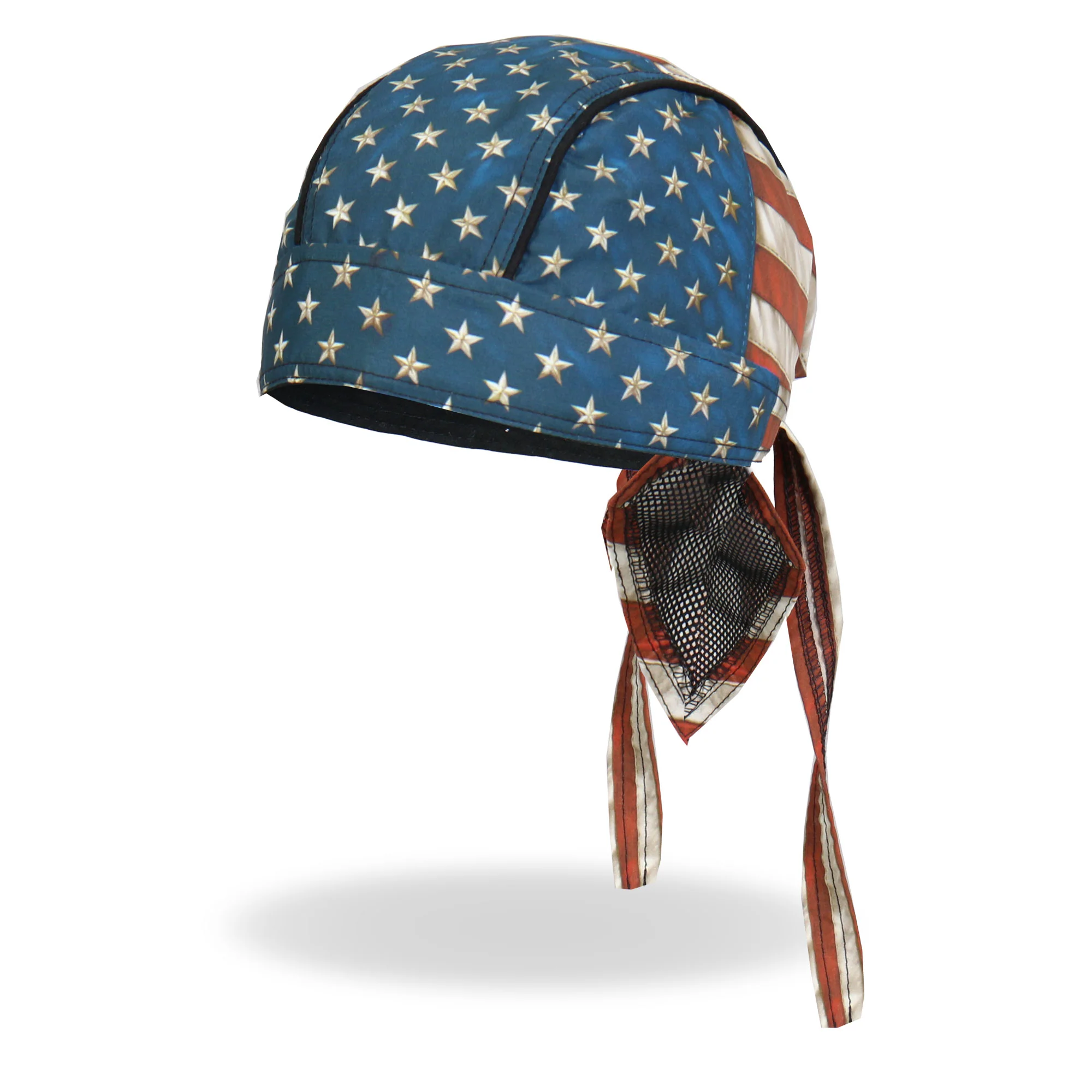 Refined Hot Leathers HWH1088 Vintage American Flag Headwrap Eco-Friendly