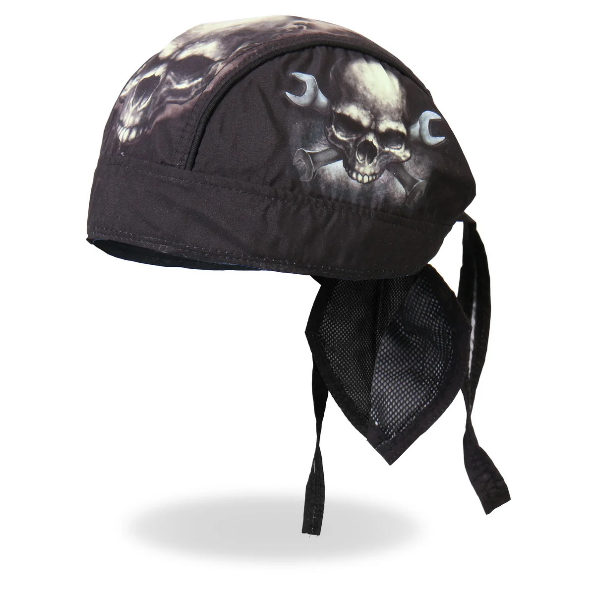 Convenient Hot Leathers HWH1054 Skull and Wrench Bones Headwrap Artisan