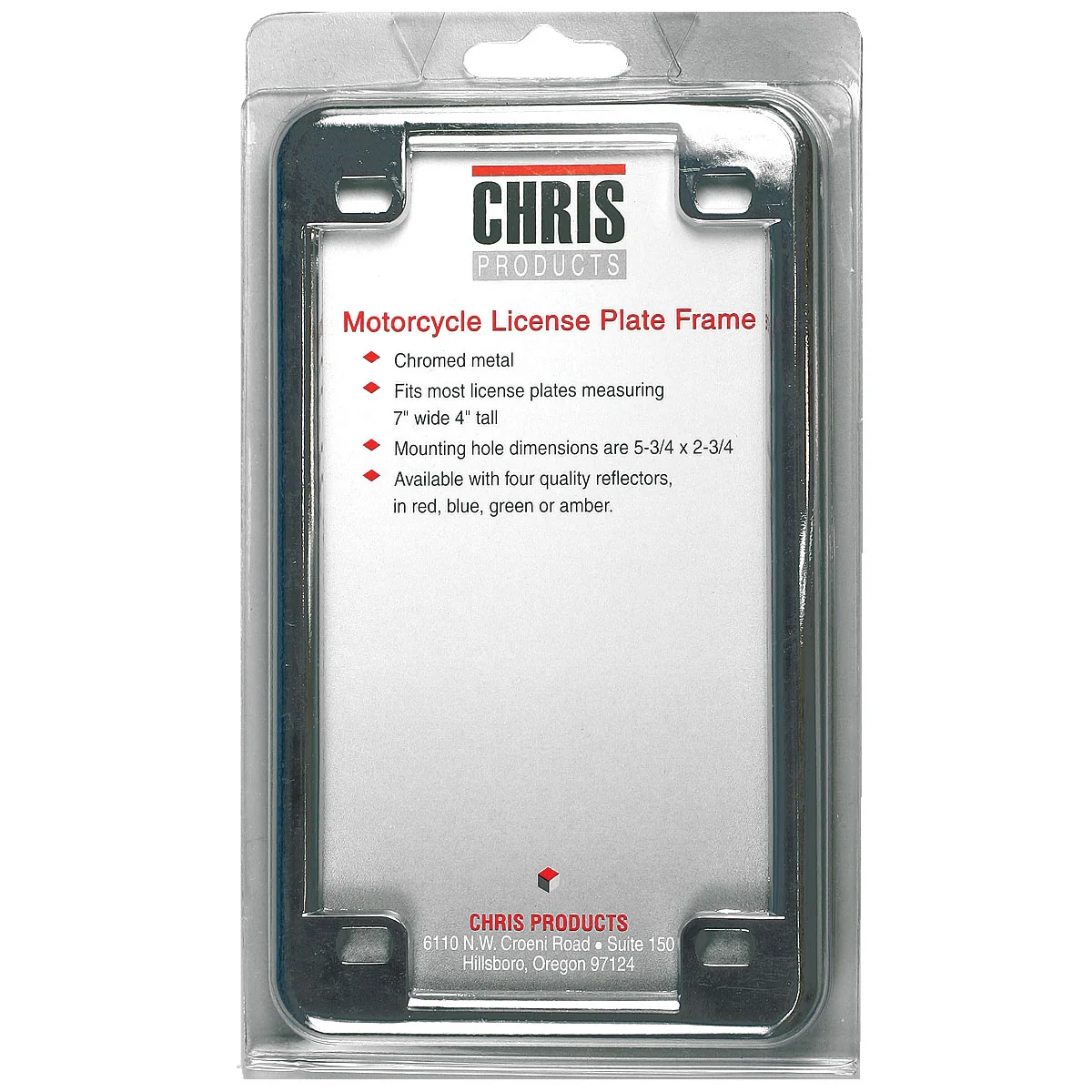 Sophisticated Hot Leathers MPA1601 Motorcycle License Plate Frame Soft