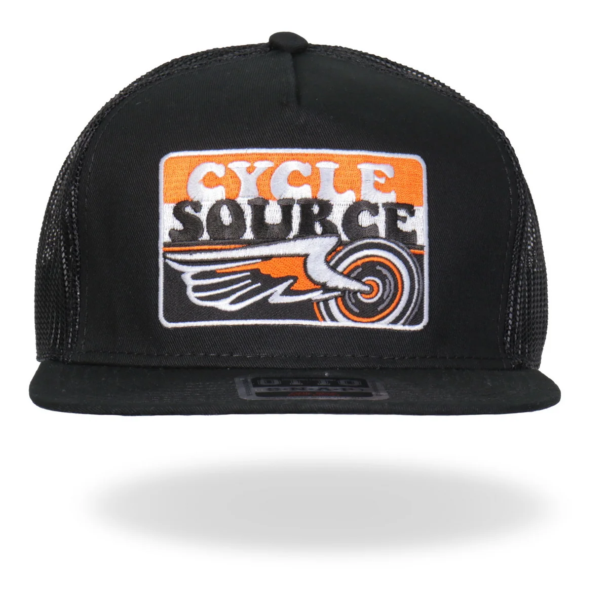Fast Hot Leathers CYA1004 Cycle Source Magazine Stripes Logo Snapback Hat Exclusive