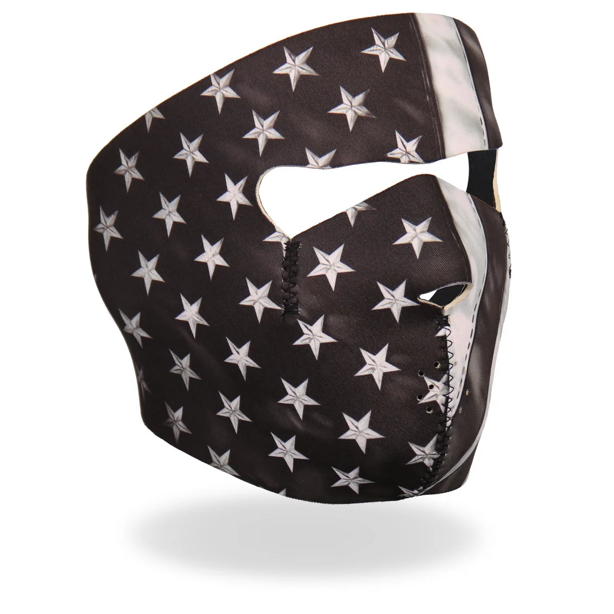 Sustainable Hot Leathers FMA1032 Black and White Face Mask Stylish