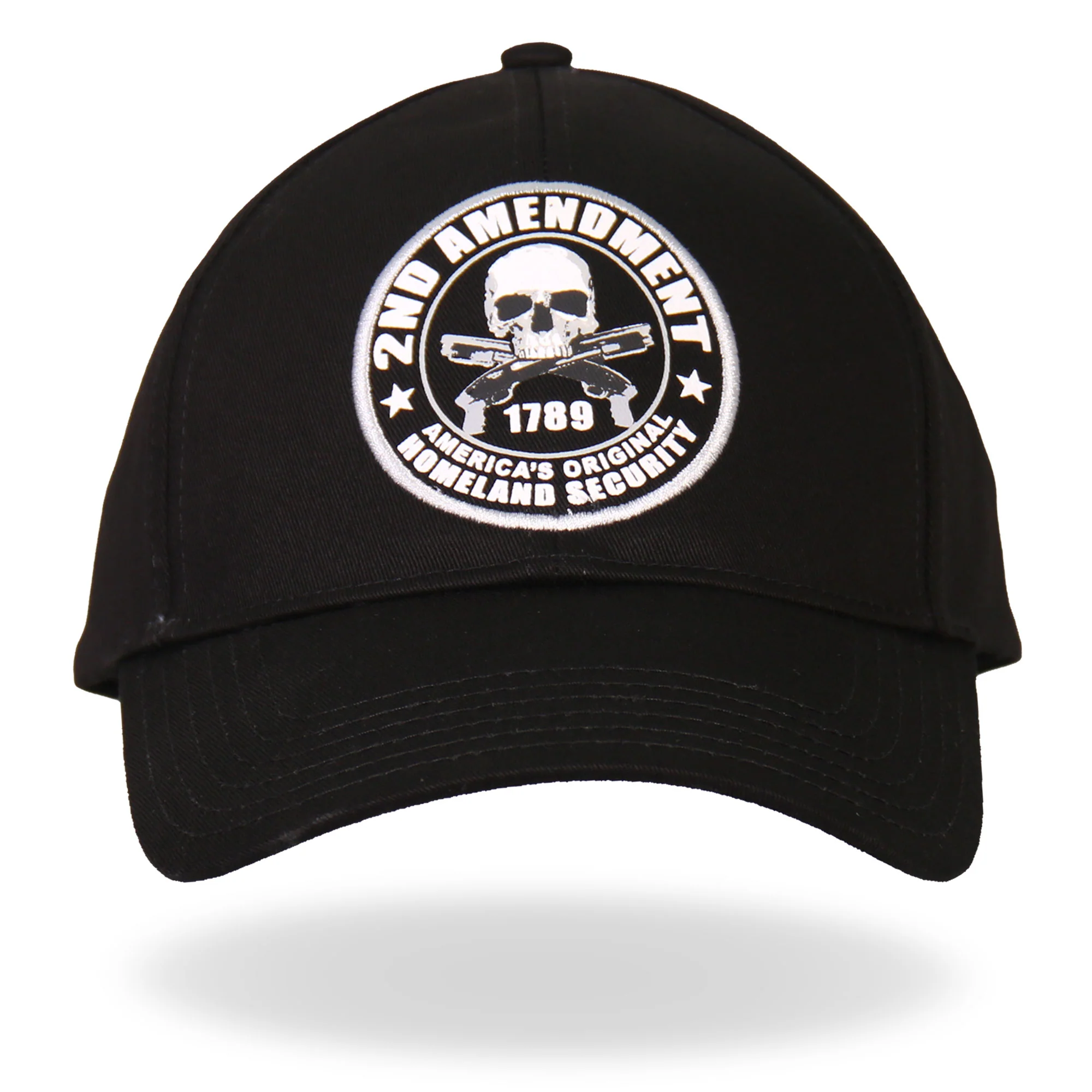 Authentic Hot Leathers BCA1040 2nd Amendment America's Homeland Security Ball Cap Top-Quality