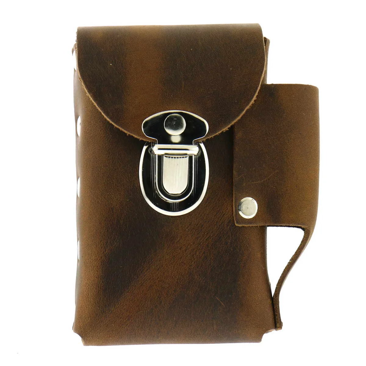 High-Performance Hot Leathers CSB1009 Brown Leather Cigarette Case Innovative