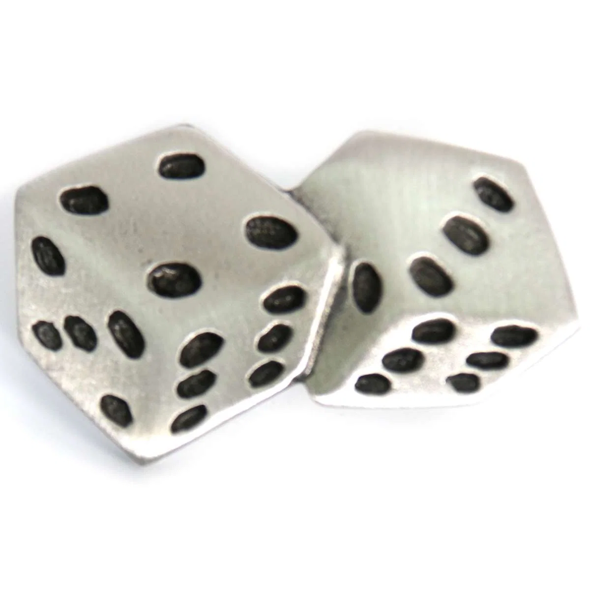 World-Class Hot Leathers Dice Pewter Biker Pin PNA1189 Powerful
