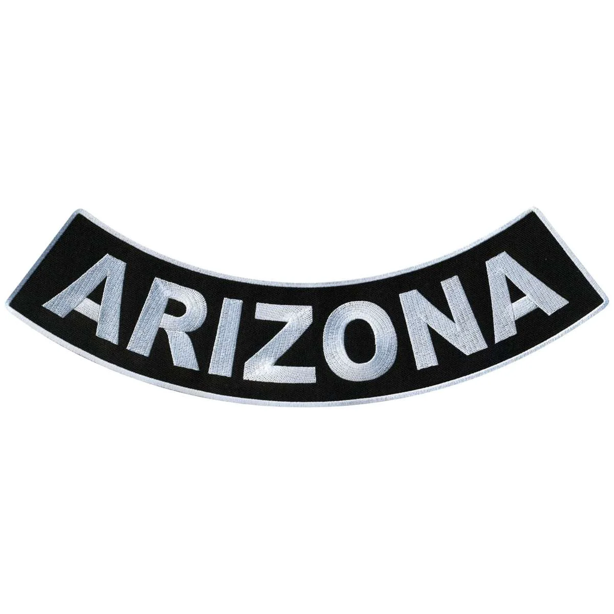 Reusable Hot Leathers Arizona 12 X 3 Bottom Rocker Patch PPM5005 Dependable