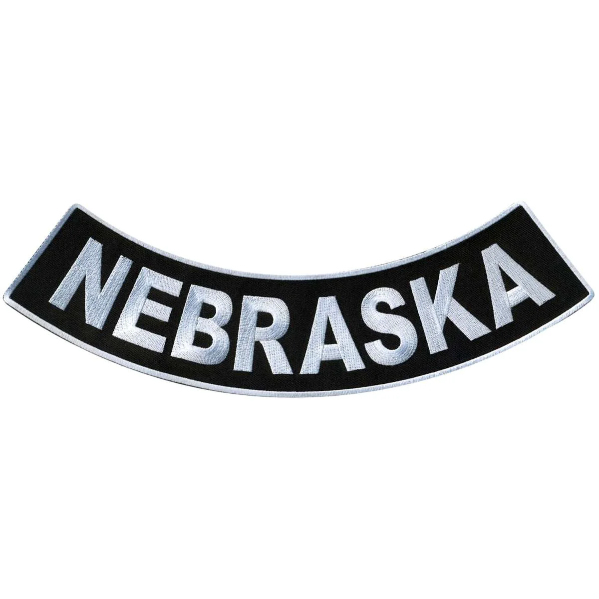 Optimized Hot Leathers Nebraska 12 X 3 Bottom Rocker Patch PPM5053 Fine