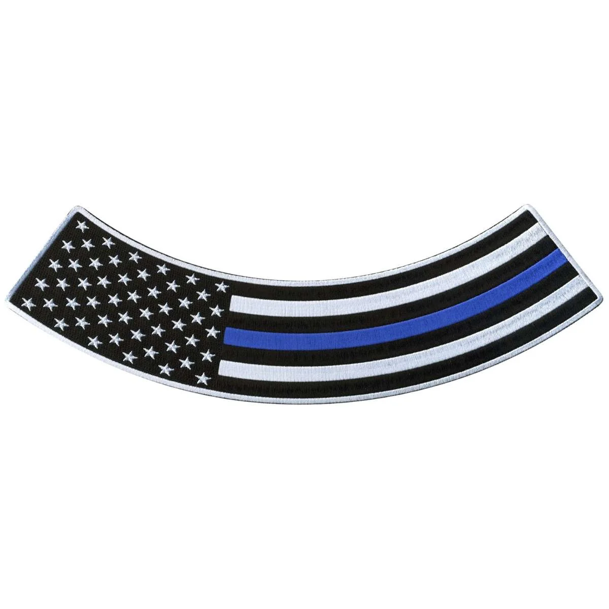 Verified Hot Leathers Thin Blue Line 12 X 3 Bottom Rocker Patch PPM5157 Elite
