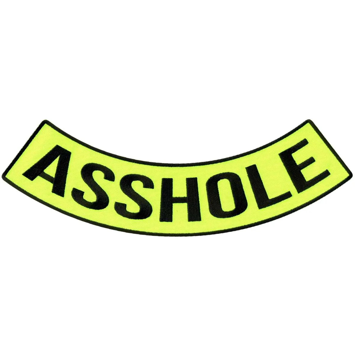 Prestigious Hot Leathers Asshole 12 X 3 Bottom Rocker Patch PPM5181 Luxury
