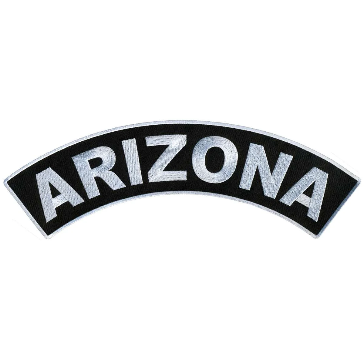Durable Hot Leathers Arizona 12 X 3 Top Rocker Patch PPM4005 Authentic