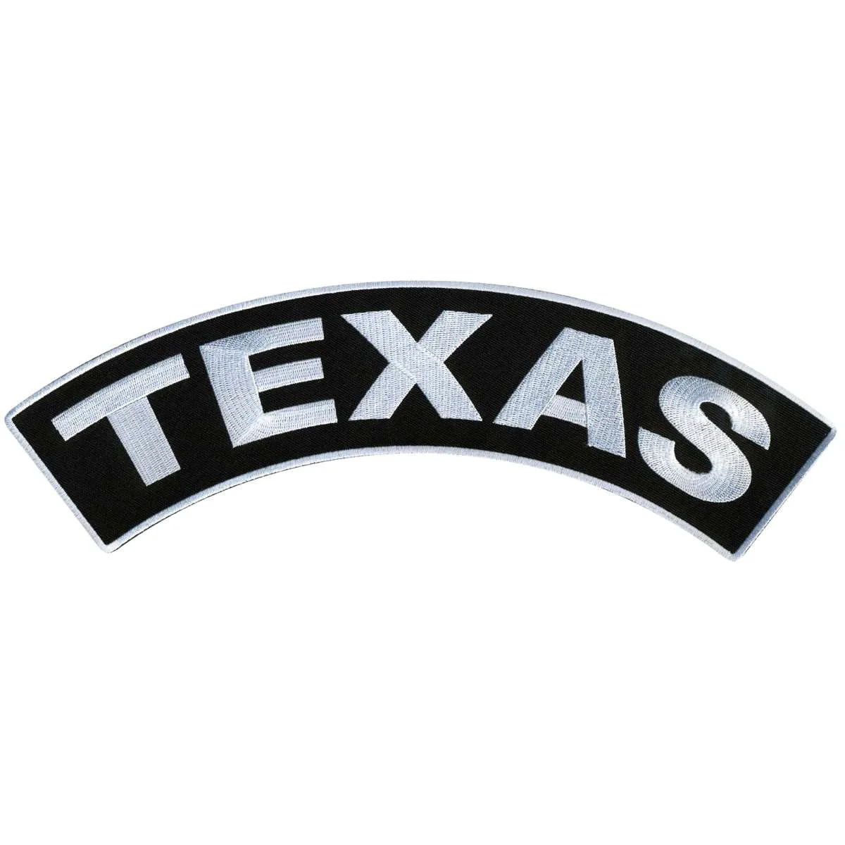 Efficient Hot Leathers Texas 12 X 3 Top Rocker Patch PPM4085 Pure
