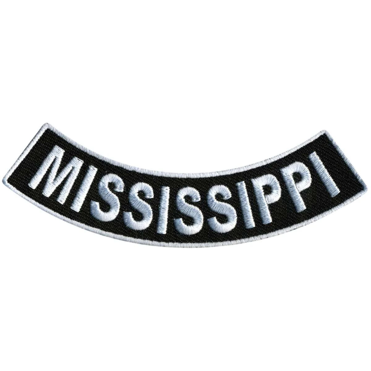 Professional Hot Leathers Mississippi 4 X 1 Bottom Rocker Patch PPM5048 High-Quality