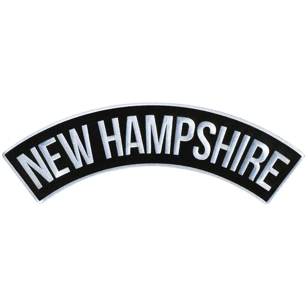 Minimalist Hot Leathers New Hampshire 12 X 3 Top Rocker Patch PPM4057 Efficient