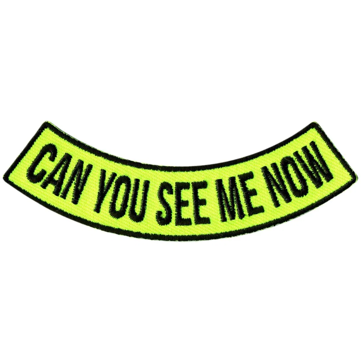Innovative Hot Leathers Can You See Me Now 4 X 1 Bottom Rocker Patch PPM5120 Classic