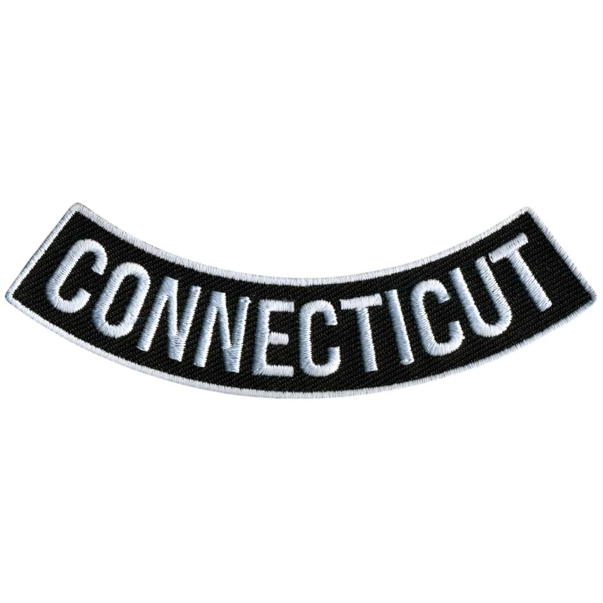 Genuine Hot Leathers Connecticut 4 X 1 Bottom Rocker Patch PPM5014 Certified