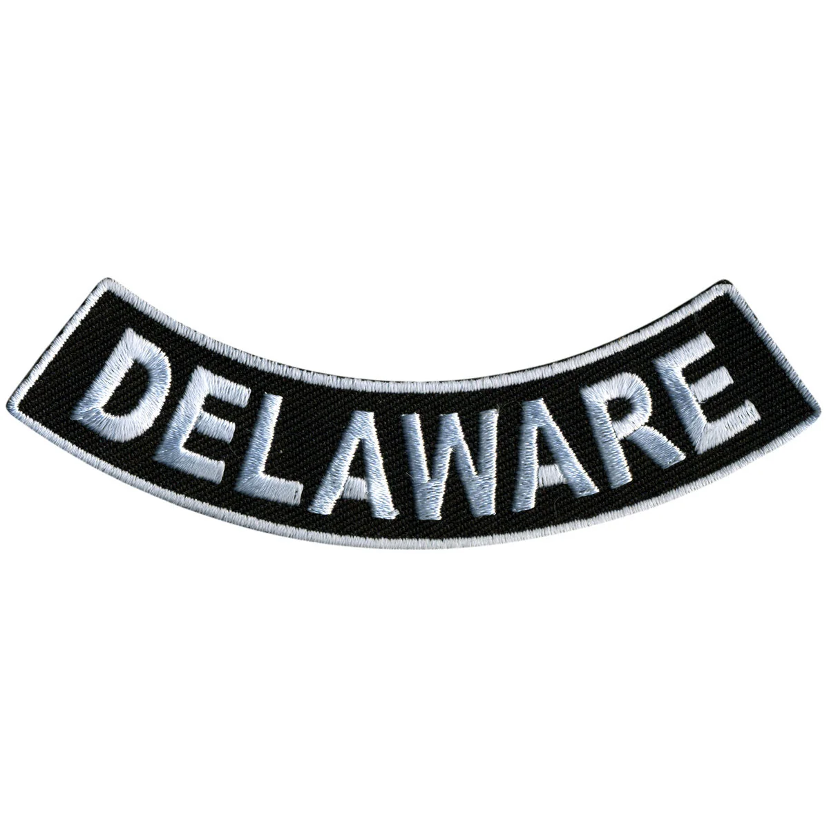 Breathable Hot Leathers Delaware 4 X 1 Bottom Rocker Patch PPM5016 Lightweight