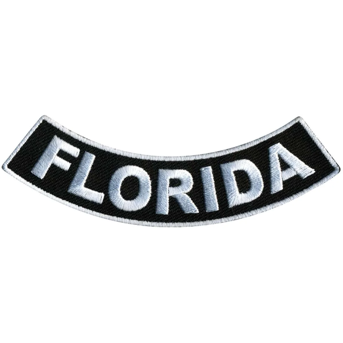 Long-Lasting Hot Leathers Florida 4 X 1 Bottom Rocker Patch PPM5018 Prestigious