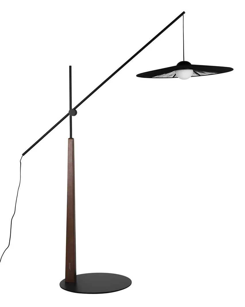 High-Performance Floor Lamp Belle- Black Smooth