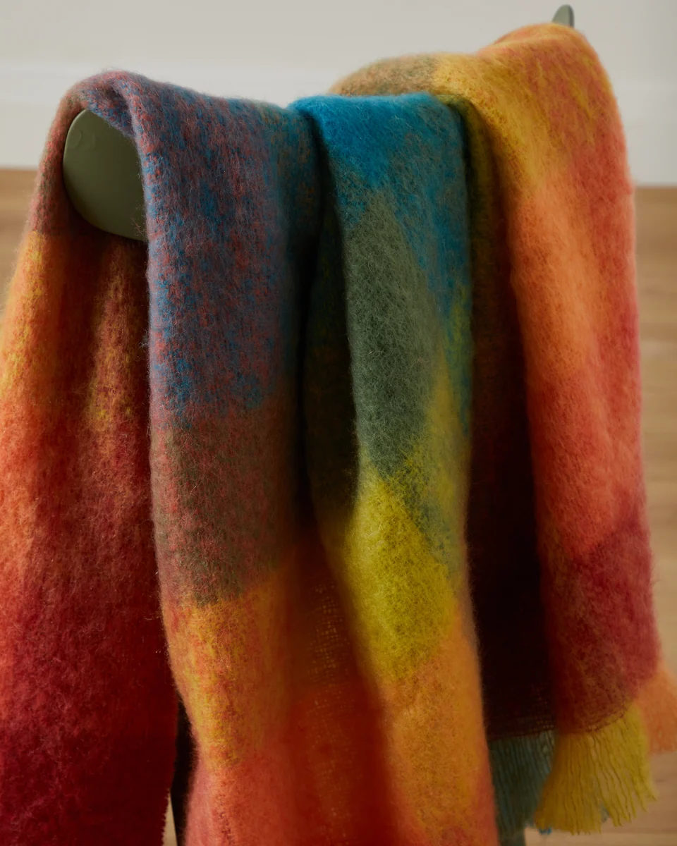 Fine Crafted Foxford Cottage Mohair Throw Efficient