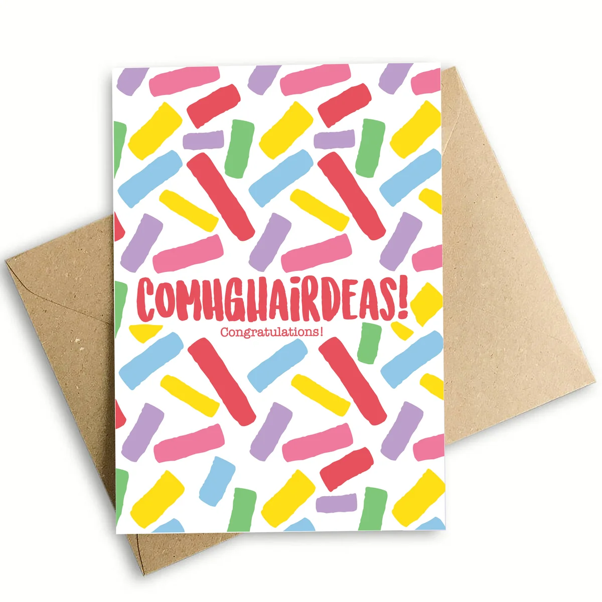 Elegant Congratulations Greeting Card Healthy