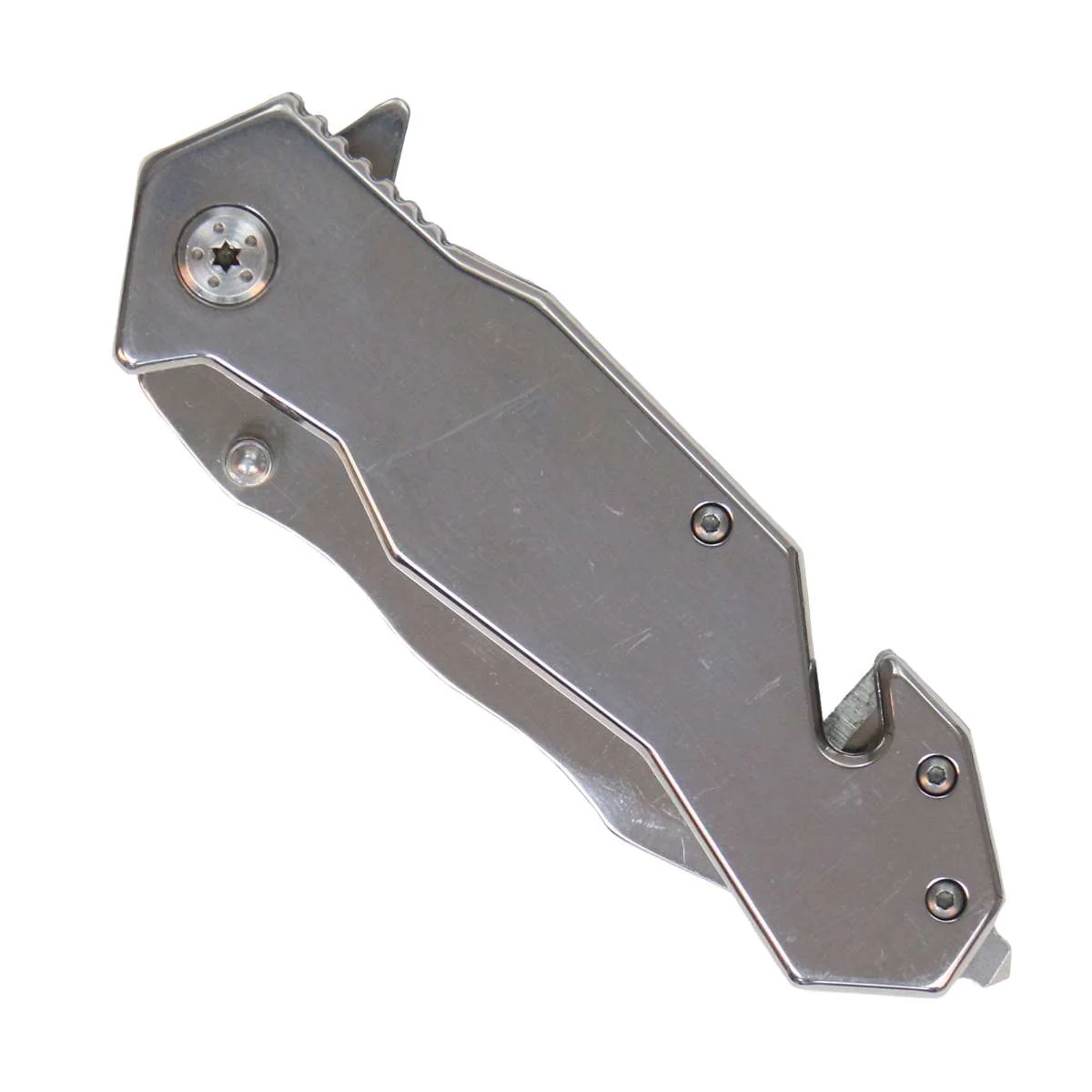 Relaxed Hot Leathers Mirror Tactical Knife KNA1141 Detailed