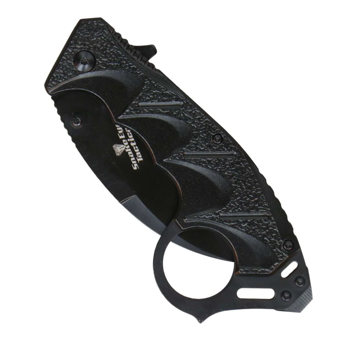 Luxury Hot Leathers Black Gravel Knife w Clip KNA1140 Verified