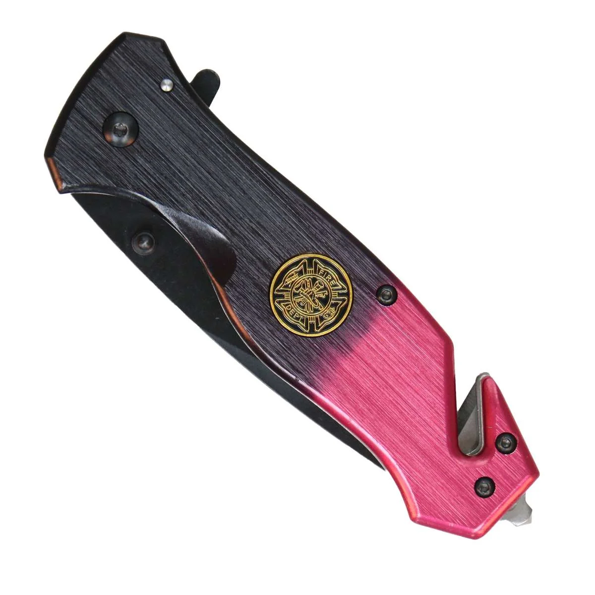 Practical Hot Leathers Fire Department Tactical Knife KNA1149 Trusted