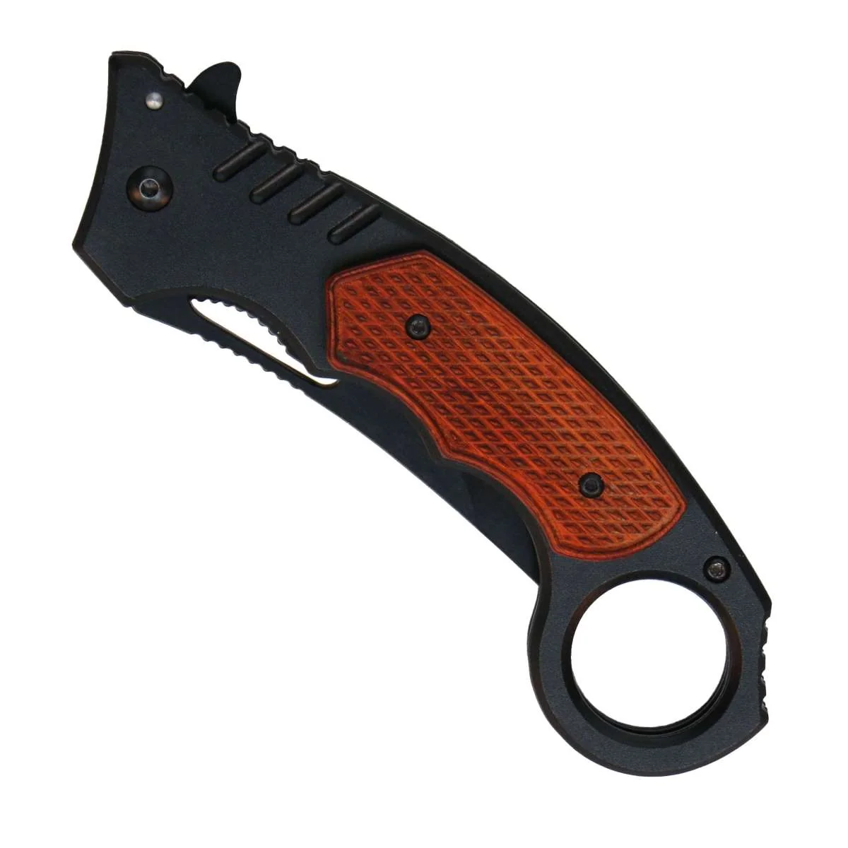 Responsible Hot Leathers Wood Grain Knife Exceptional