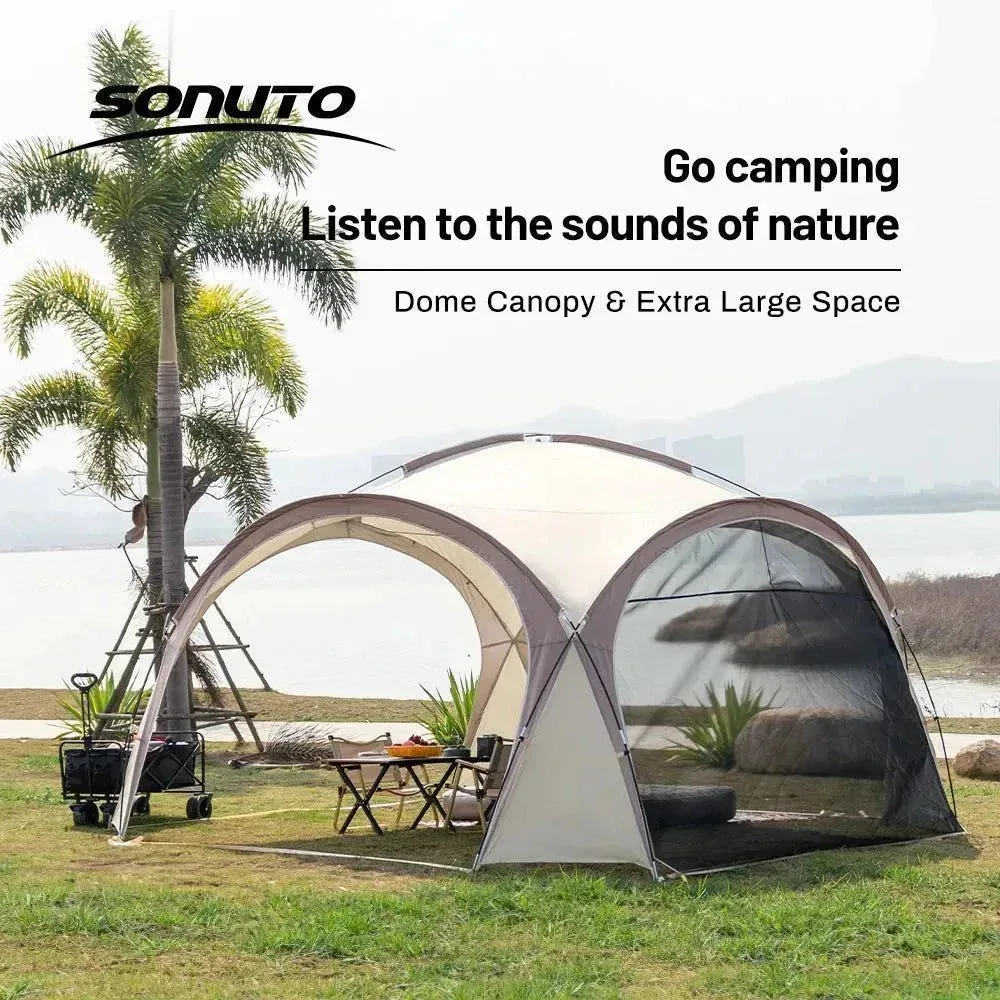 Advanced Sonuto Extra-Large Dome Canopy Tent – UV-Proof Rainproof Anti-Mosquito Outdoor Shelter Fast