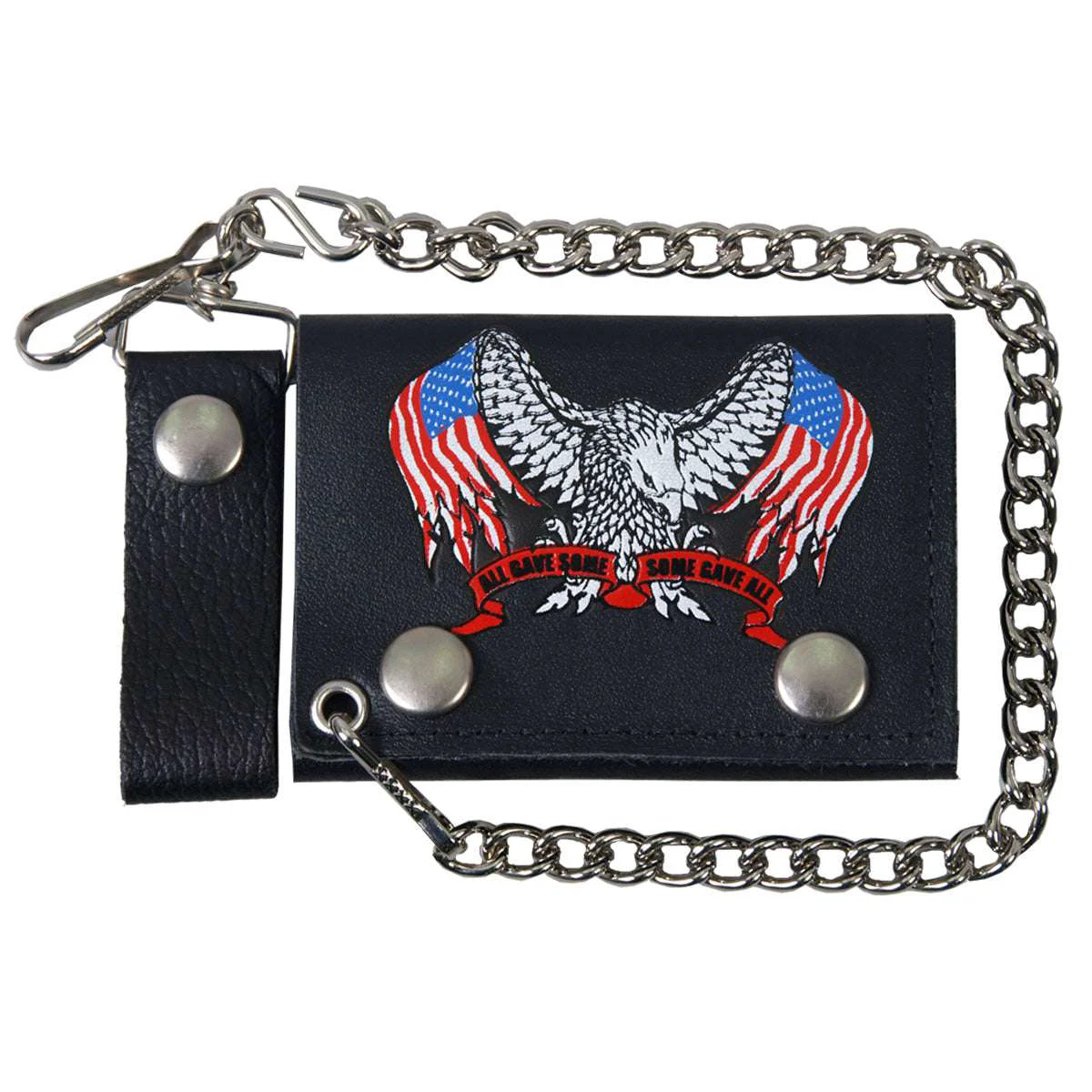 Contemporary Hot Leathers Support Our Troops Wallet WLB1017 Original