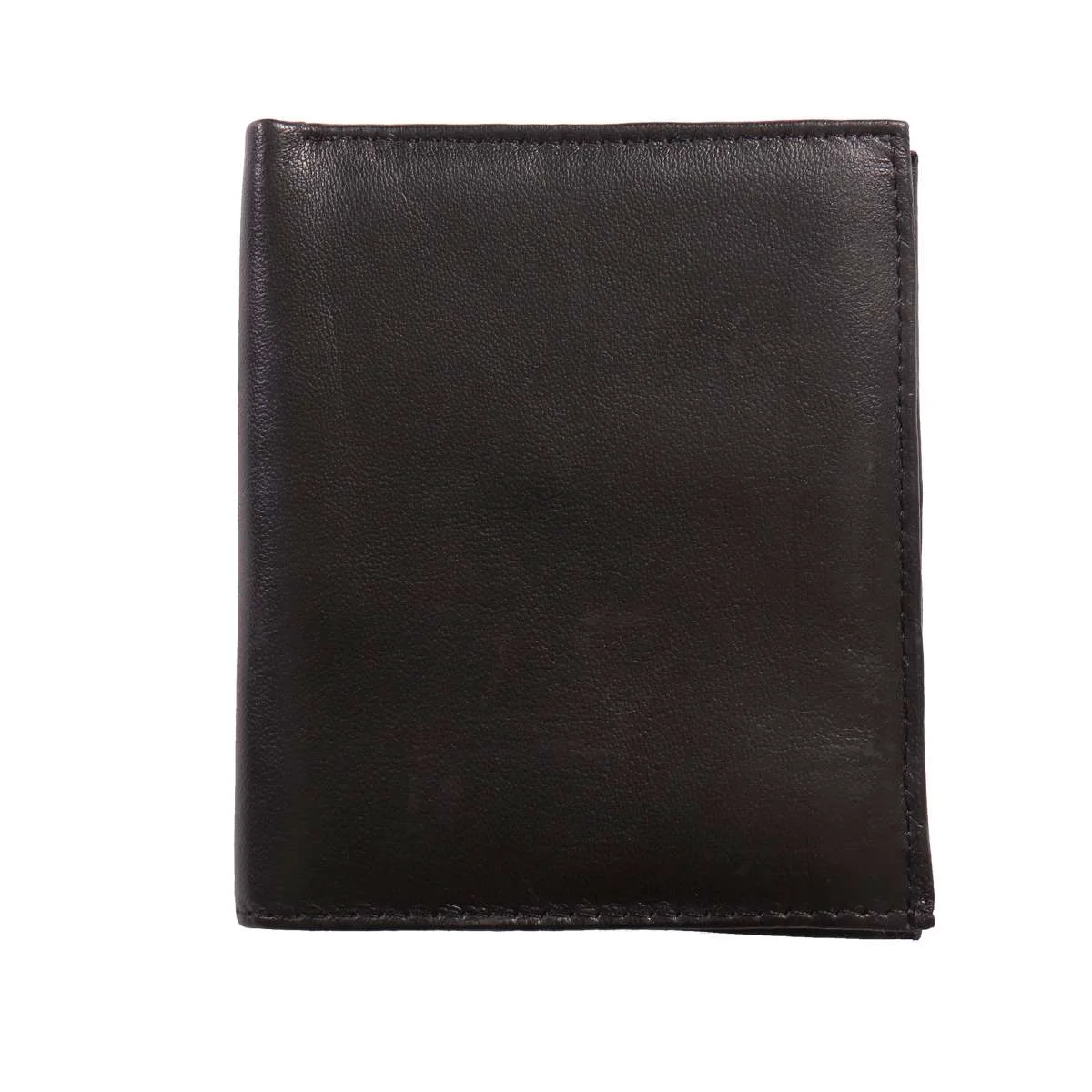 Fine Hot Leathers Bifold RFID Blocking Wallet with Zipper Pocket WLD1017 Pure