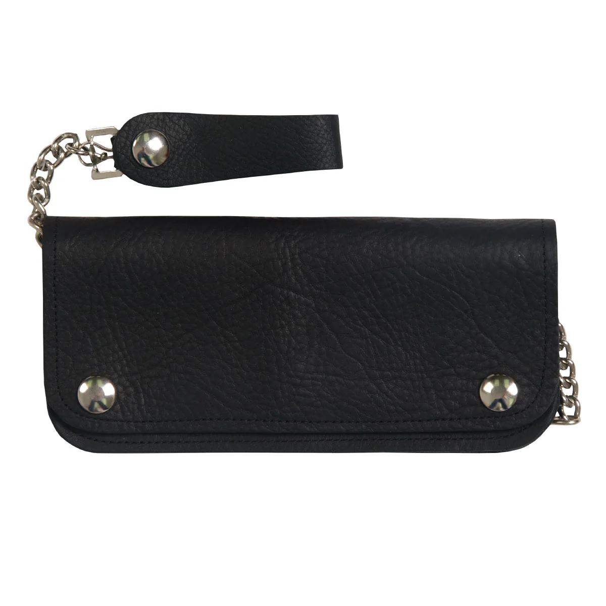 Outstanding Hot Leathers Black Premium Leather Bi-Fold Wallet WLC2101 Powerful