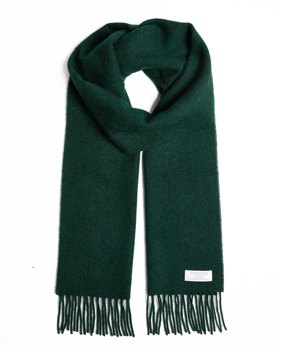 Recyclable Foxford Amazon Lambswool Scarf Expertly Made