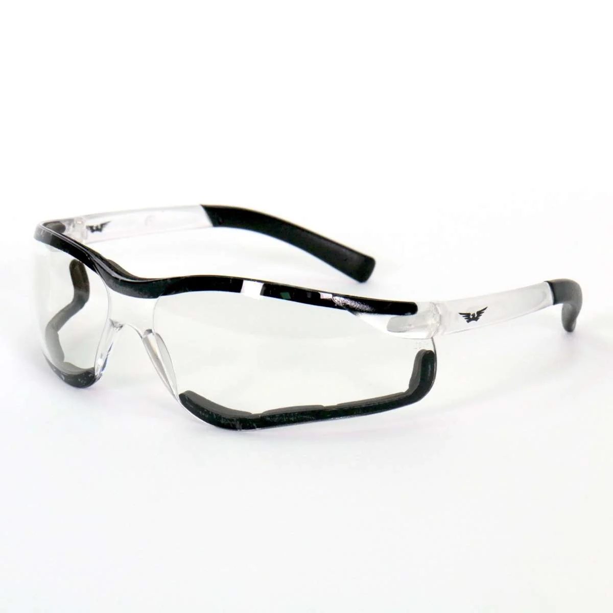 Verified Hot Leathers Safety Wings Glasses with Clear Lenses SGF1068 Expertly Made