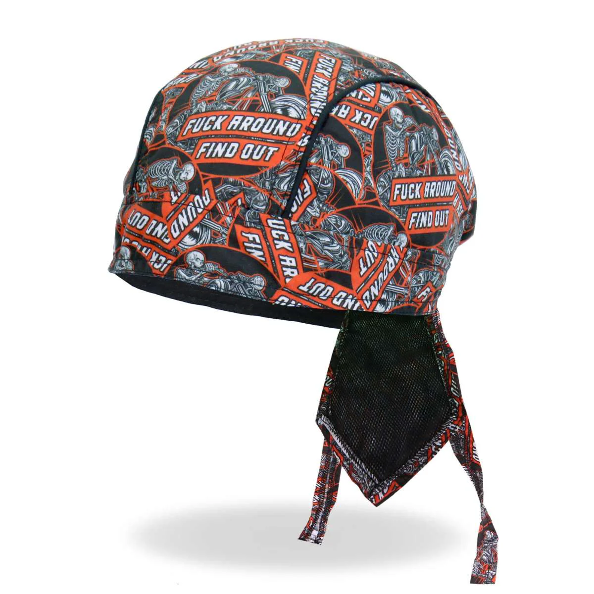 Dependable Hot Leathers Fuck Around Find Out Lightweight Headwrap HWH1123 Elegant