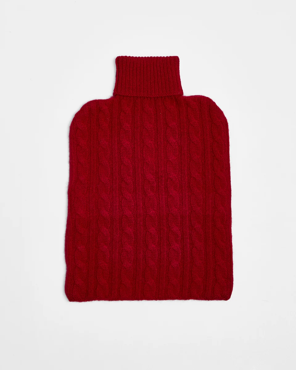 Official Foxford Cashmere Hot Water Bottle Cover Secure