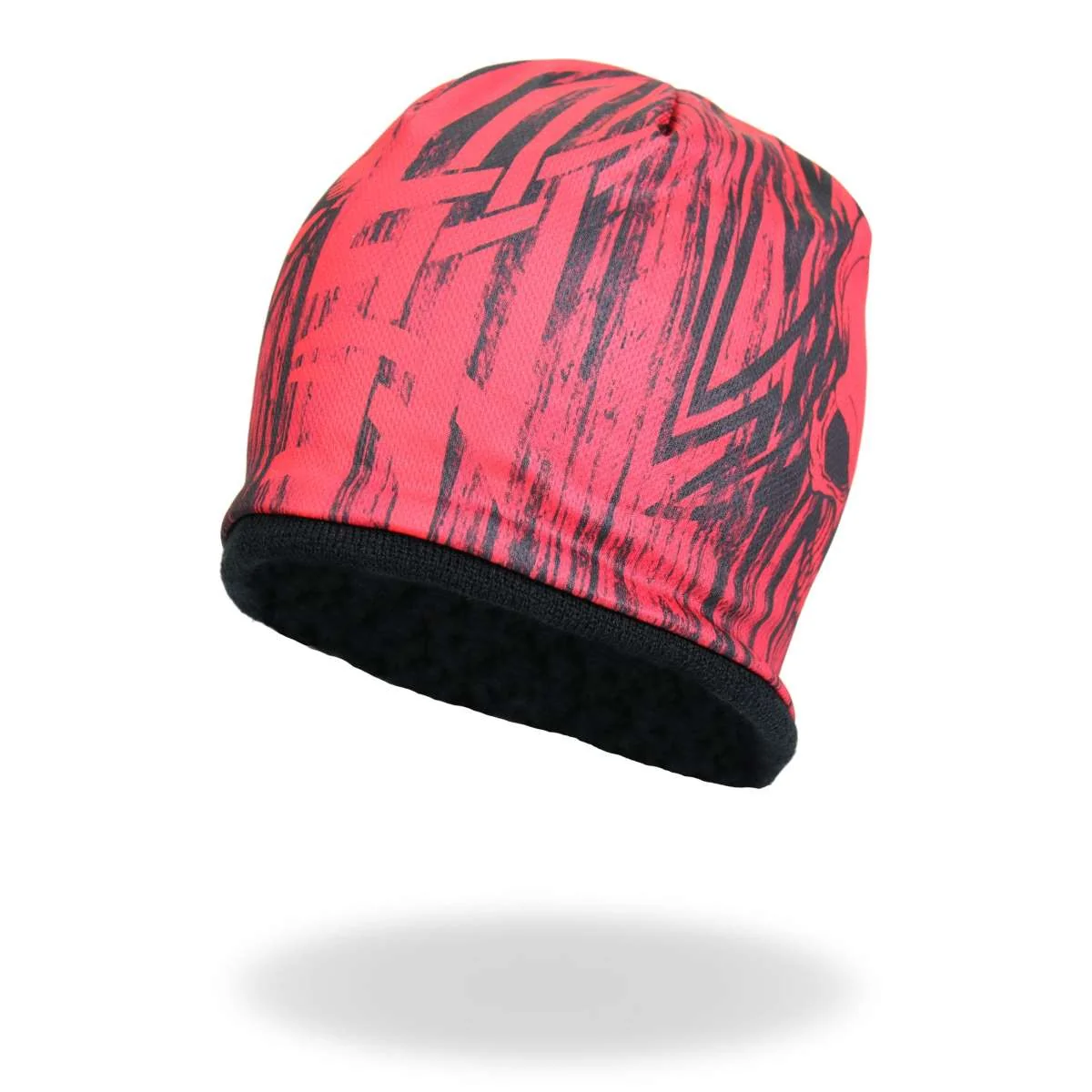 Powerful Hot Leathers Over The Top Skull Beanie KHC1016 Verified