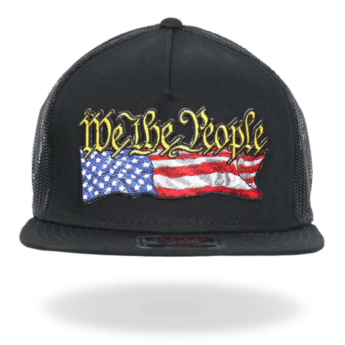 Quality Hot Leathers We The People Snap Back Flat Brim Hat GSH2043 Innovative