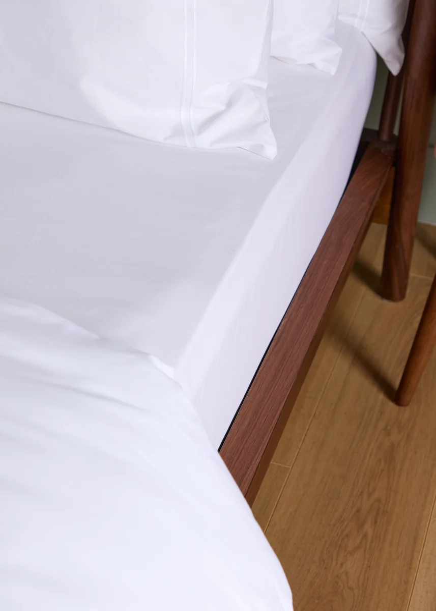 Optimized Foxford Evelyn White Fitted Sheet Practical
