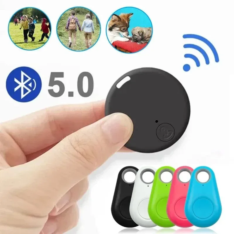 Minimalist Mini GPS Bluetooth Tracker - Anti-Lost Device for Pets Kids Bags and Wallets High-Performance