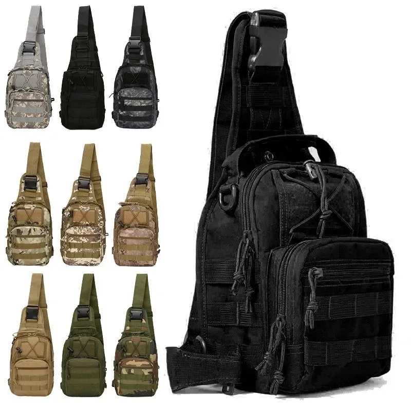 Safe Tactical Shoulder Sling Bag – Waterproof Outdoor Crossbody Pack for Hiking Camping Travel Original Design