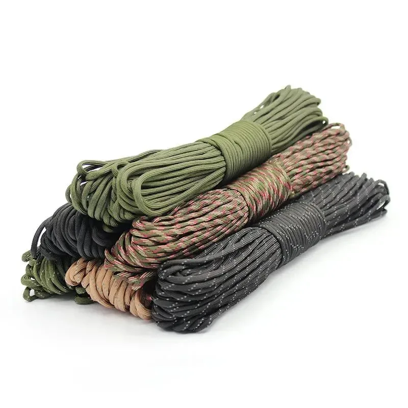 High-Grade 7-Core Paracord – 550LB Survival Rope for Camping Hiking Emergency Use 5m 15m 30m Original Design