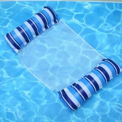 User-Friendly Inflatable Water Hammock Recliner - Floating Swimming Mattress for Pool and Sea Trusted