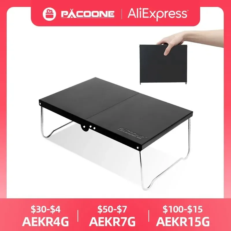 Smooth Ultralight Portable Foldable Camping Table - I for Hiking Picnic and Coffee Elegant