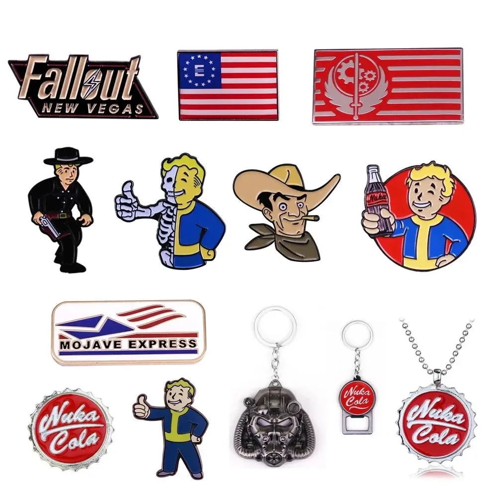 Secure Fall-Out Game TV Series Pin Badge - Classic Cosplay Enamel Brooch Jewelry Carefully Designed