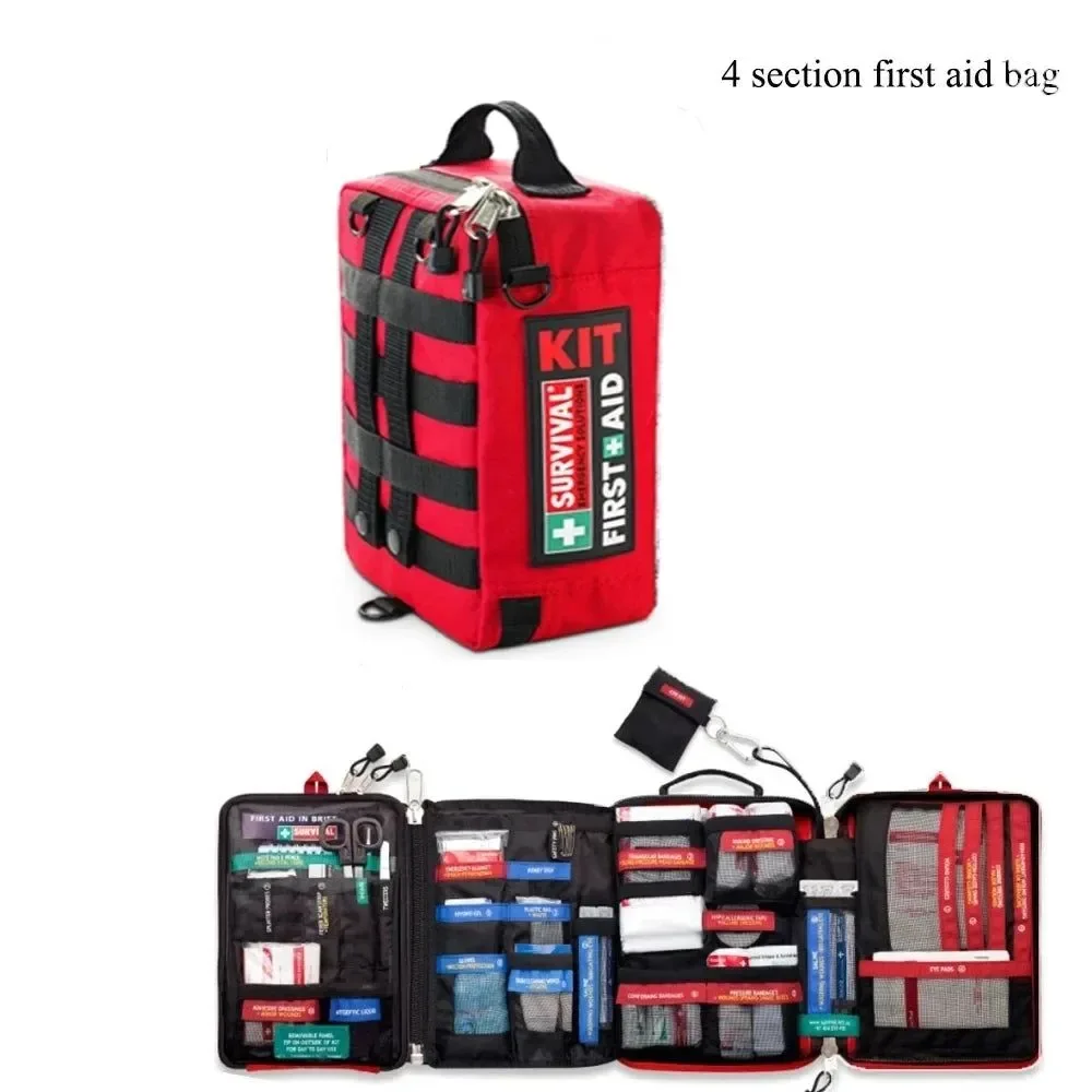 Dependable Handy Waterproof First Aid Kit - Essential Medical Bag for Outdoor Travel and Survival Superior