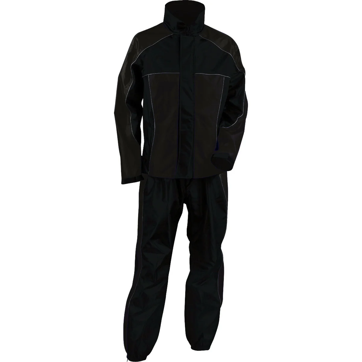 Authentic NexGen Ladies SH2222 Black Water Proof Rain Suit Green