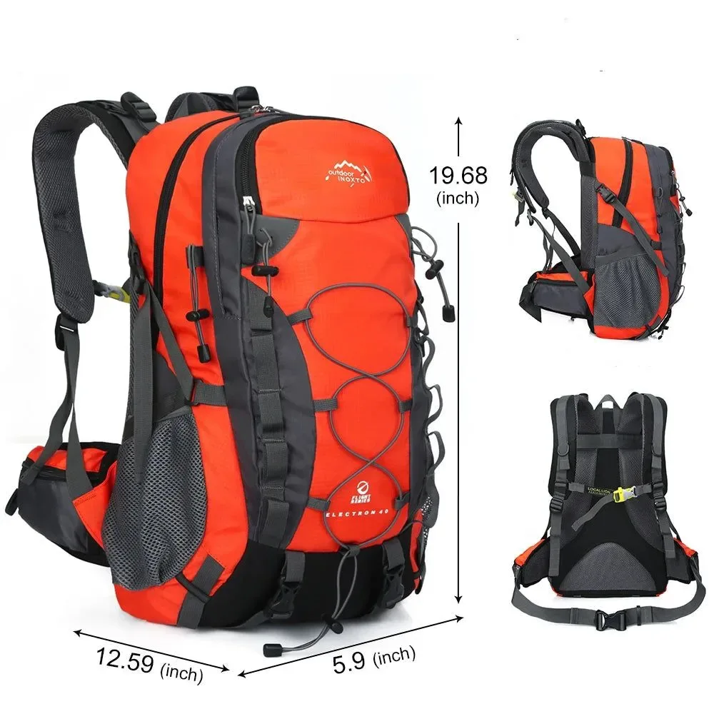 Flexible 40L Hiking Storage Backpack - Sturdy Travel Backpack for Mountaineering Hiking and Camping Authentic