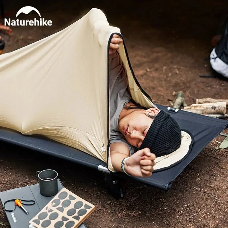 Elegant Naturehike Sleeping Bag Liner – Ultralight High-Elastic Cotton Mummy Style 200×80cm Solid